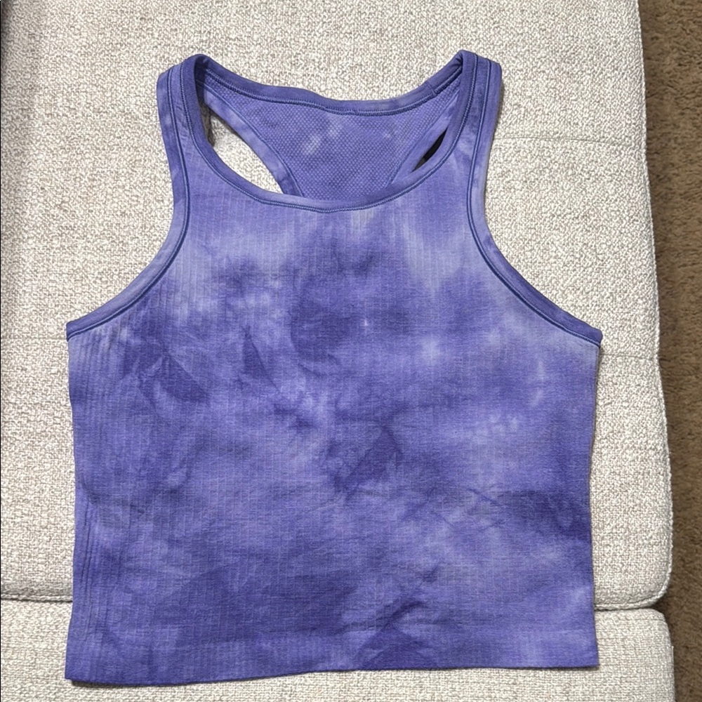 Lululemon ebb to street crop Tank